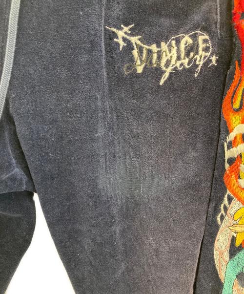 doublet（ダブレット）doublet (ダブレット) 17AW CHAOS EMBROIDERY TRACK PANTS ネイビー サイズ:Mの古着・服飾アイテム