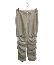 RANDY（ランディー）の古着「23SS SHOPPING CART ACCORDION PANTS」｜ベージュ