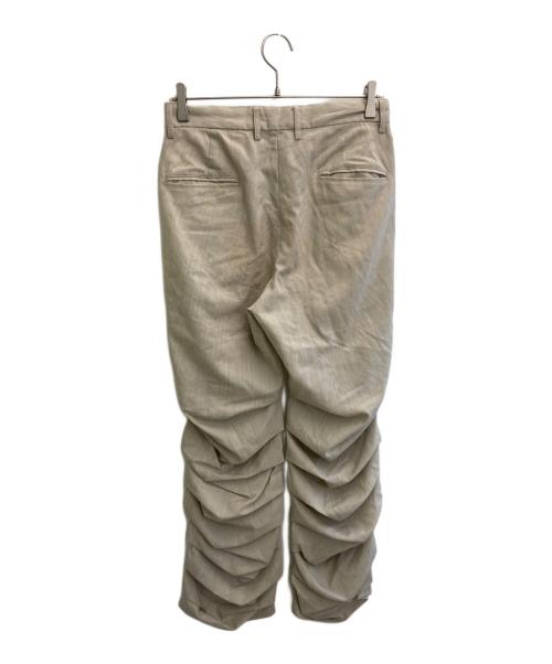 RANDY（ランディー）Randy (ランディー) 23SS SHOPPING CART ACCORDION PANTS ベージュ サイズ:1の古着・服飾アイテム