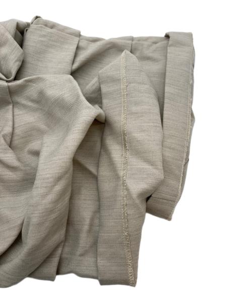 RANDY（ランディー）Randy (ランディー) 23SS SHOPPING CART ACCORDION PANTS ベージュ サイズ:1の古着・服飾アイテム