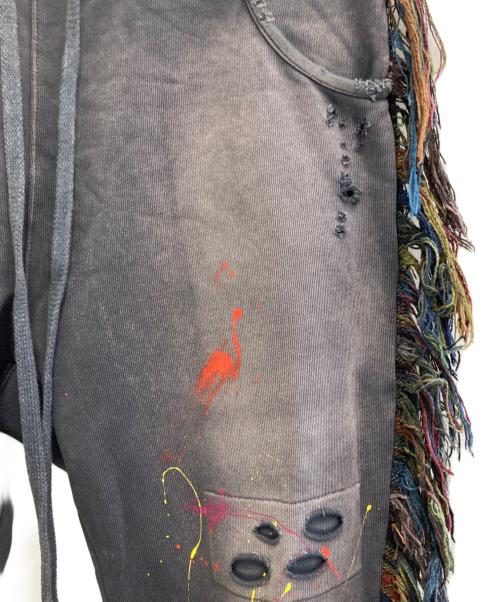 ALCHEMIST（アルケミスト）alchemist (アルケミスト) フリンジスウェットパンツ ネイビー サイズ:Mの古着・服飾アイテム