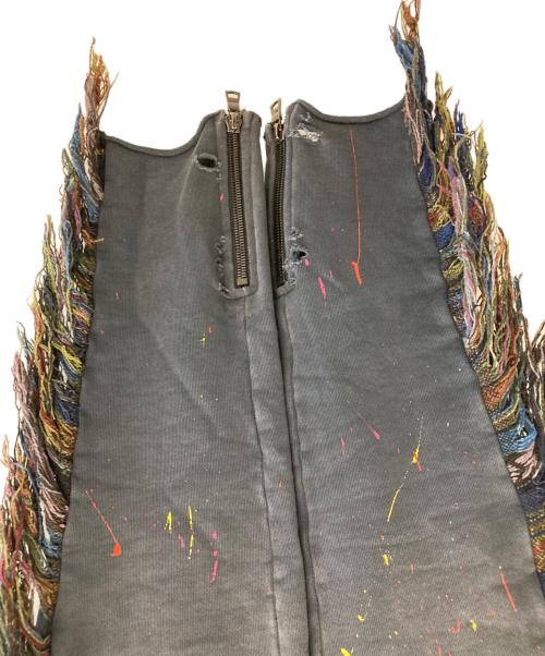 ALCHEMIST（アルケミスト）alchemist (アルケミスト) フリンジスウェットパンツ ネイビー サイズ:Mの古着・服飾アイテム