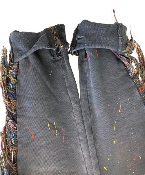 ALCHEMIST（アルケミスト）alchemist (アルケミスト) フリンジスウェットパンツ ネイビー サイズ:Mの古着・服飾アイテム