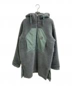 HELLY HANSENヘリーハンセン）の古着「フレームプルーフ ウールファイバーパイルサーモロングジャケット」｜グリーン