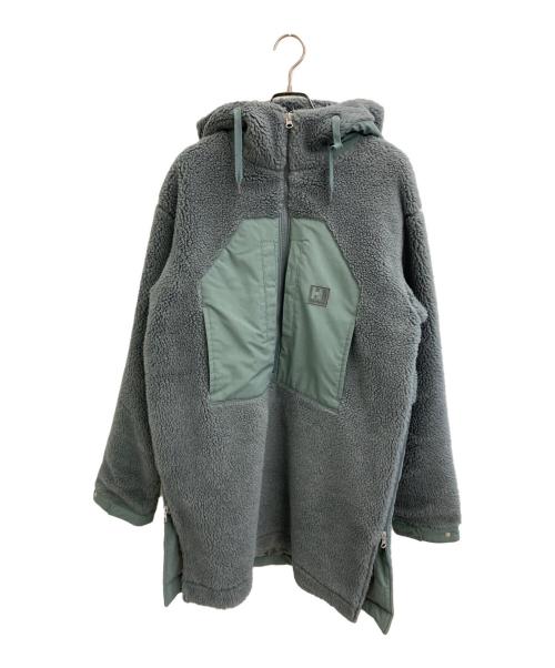 HELLY HANSEN（ヘリーハンセン）HELLY HANSEN (ヘリーハンセン) フレームプルーフ ウールファイバーパイルサーモロングジャケット グリーン サイズ:XLの古着・服飾アイテム