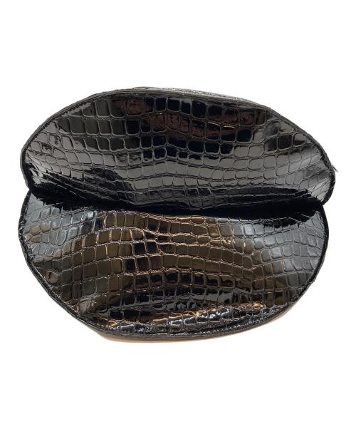 JUNYA WATANABE COMME des GARCONS（ジュンヤワタナベ コムデギャルソン）JUNYA WATANABE COMME des GARCONS ((ジュンヤワタナベ コムデギャルソン) クロコ押しトートバッグ ブラックの古着・服飾アイテム