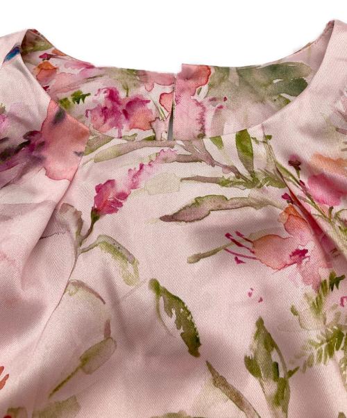 Loulou Willoughby（ルルウィルビー）Loulou Willoughby (ルルウィルビー) RATTI ソフトフラワープリントブラウス ピンク サイズ:2の古着・服飾アイテム