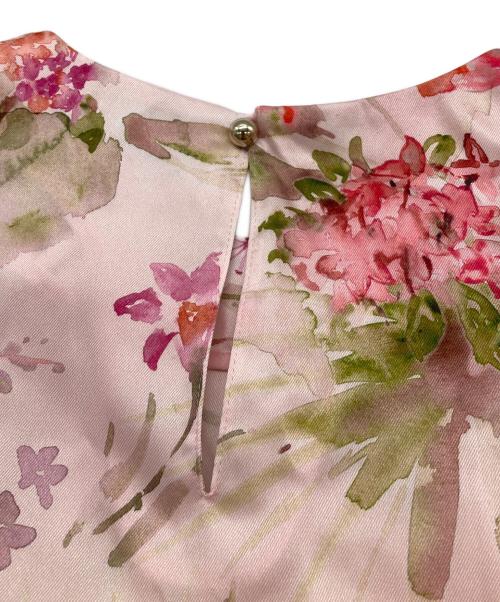 Loulou Willoughby（ルルウィルビー）Loulou Willoughby (ルルウィルビー) RATTI ソフトフラワープリントブラウス ピンク サイズ:2の古着・服飾アイテム