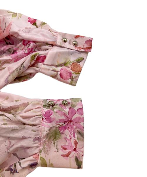 Loulou Willoughby（ルルウィルビー）Loulou Willoughby (ルルウィルビー) RATTI ソフトフラワープリントブラウス ピンク サイズ:2の古着・服飾アイテム