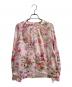 Loulou Willoughby（ルルウィルビー）の古着「RATTI ソフトフラワープリントブラウス」｜ピンク