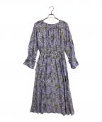 GRACE CONTINENTAL（グレースコンチネンタル）の古着「ブラウスワンピース」｜パープル