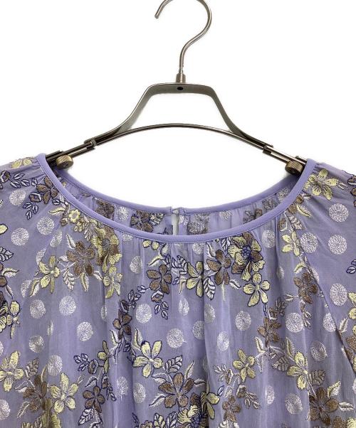 GRACE CONTINENTAL（（グレースコンチネンタル）GRACE CONTINENTAL (（グレースコンチネンタル) ブラウスワンピース パープル サイズ:36の古着・服飾アイテム