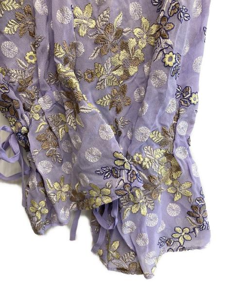 GRACE CONTINENTAL（（グレースコンチネンタル）GRACE CONTINENTAL (（グレースコンチネンタル) ブラウスワンピース パープル サイズ:36の古着・服飾アイテム