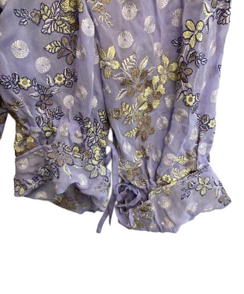 GRACE CONTINENTAL（（グレースコンチネンタル）GRACE CONTINENTAL (（グレースコンチネンタル) ブラウスワンピース パープル サイズ:36の古着・服飾アイテム