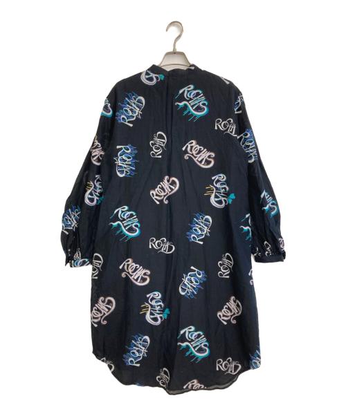 ROCHAS（ロシャス）ROCHAS (ロシャス) ブラウスワンピース ブラック サイズ:38の古着・服飾アイテム