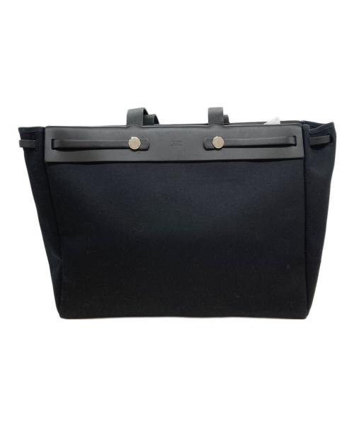 HERMES（エルメス）HERMES (エルメス) エールバッグカバス GM/□F/2002年製/トートバッグ ブラックの古着・服飾アイテム