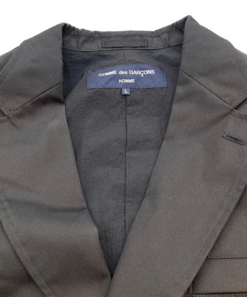 COMME des GARCONS HOMME（コムデギャルソン オム）COMME des GARCONS HOMME (コムデギャルソン オム) テーラードジャケット ブラック サイズ:Lの古着・服飾アイテム