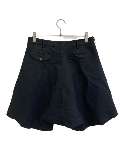 COMME des GARCONS HOMME PLUS（コムデギャルソンオムプリュス）COMME des GARCONS HOMME PLUS (コムデギャルソンオムプリュス) サルエルハーフパンツ ブラック サイズ:XSの古着・服飾アイテム