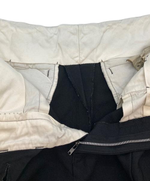 COMME des GARCONS HOMME PLUS（コムデギャルソンオムプリュス）COMME des GARCONS HOMME PLUS (コムデギャルソンオムプリュス) サルエルハーフパンツ ブラック サイズ:XSの古着・服飾アイテム