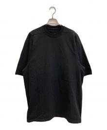 RICK OWENS（リックオウエンス）の古着「ヘビーウェイトロングカットソー」｜ブラック