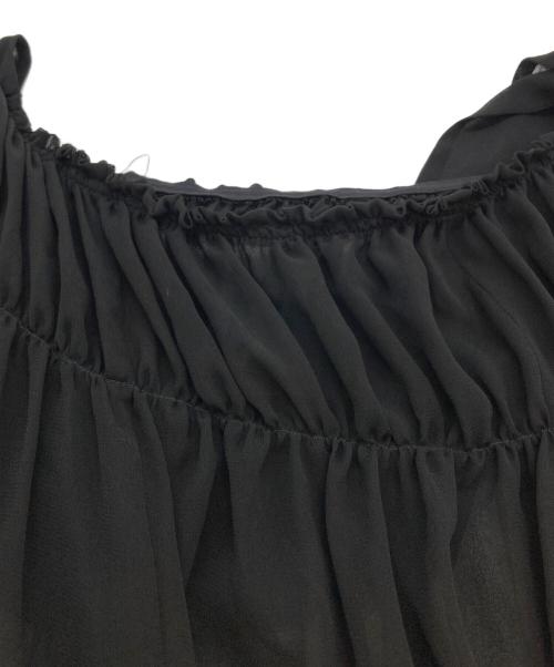 tricot COMME des GARCONS（トリココムデギャルソン）tricot COMME des GARCONS (トリココムデギャルソン) レースワンピース ブラック サイズ:Mの古着・服飾アイテム