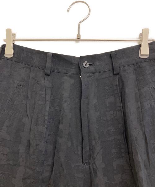 Y's（ワイズ）Y's (ワイズ) 総柄スラックス ブラック サイズ:-の古着・服飾アイテム