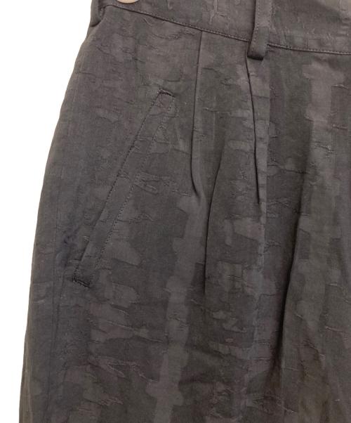 Y's（ワイズ）Y's (ワイズ) 総柄スラックス ブラック サイズ:-の古着・服飾アイテム