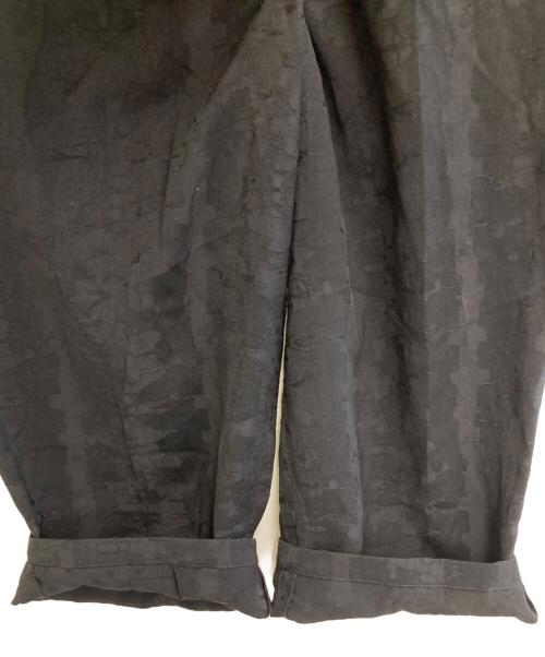 Y's（ワイズ）Y's (ワイズ) 総柄スラックス ブラック サイズ:-の古着・服飾アイテム