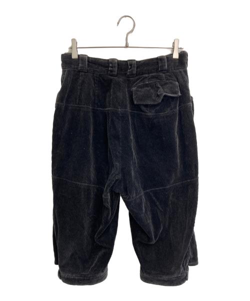 I.S.（アイエス）I.S. (アイエス) クロップドコーデュロイパンツ ブラック サイズ:９の古着・服飾アイテム