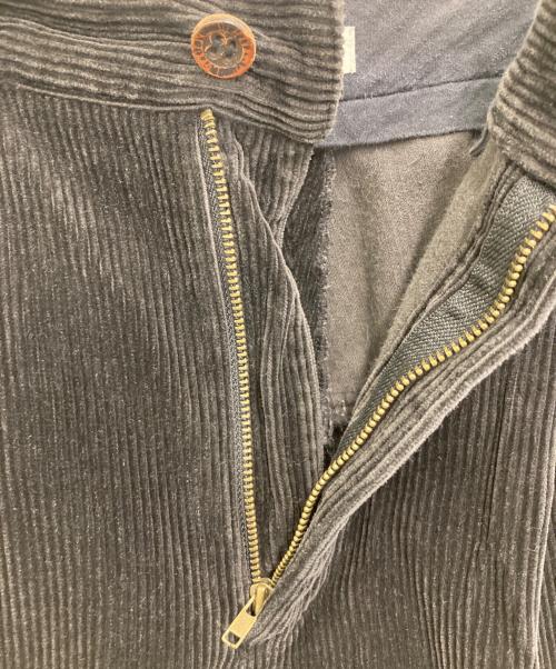 I.S.（アイエス）I.S. (アイエス) クロップドコーデュロイパンツ ブラック サイズ:９の古着・服飾アイテム
