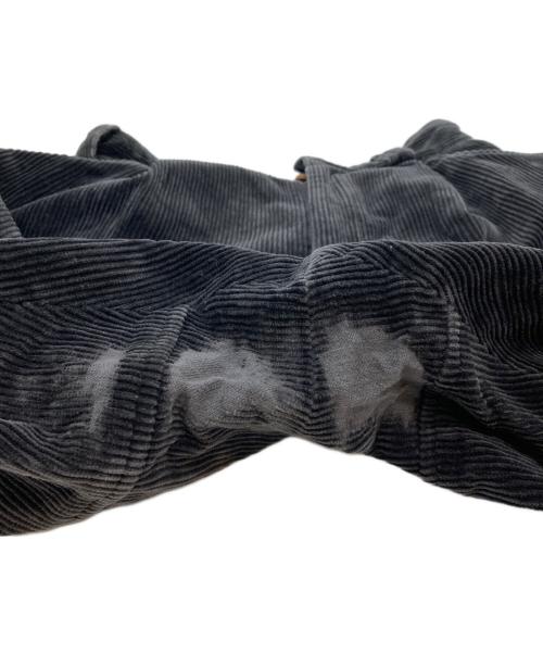 I.S.（アイエス）I.S. (アイエス) クロップドコーデュロイパンツ ブラック サイズ:９の古着・服飾アイテム