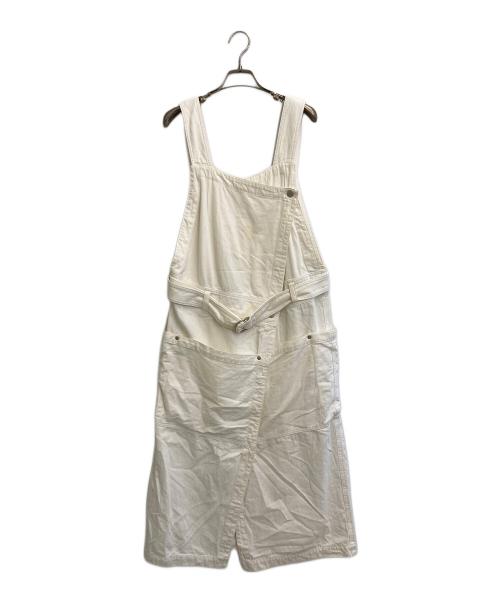 I.S.（アイエス）I.S. (アイエス) サロペット ホワイト サイズ:9の古着・服飾アイテム