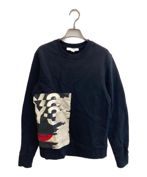 Y-3（ワイスリー）Y-3 (ワイスリー) CH1 GRAPHIC CREW SWEATSHIRT ブラック サイズ:Ｓの古着・服飾アイテム
