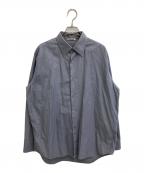 AURALEEオーラリー）の古着「22SS WASHED FINX TWILL SHIRTS」｜グレー