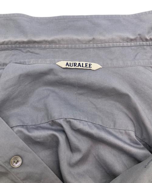 AURALEE（オーラリー）AURALEE (オーラリー) 22SS WASHED FINX TWILL SHIRTS グレー サイズ:34の古着・服飾アイテム
