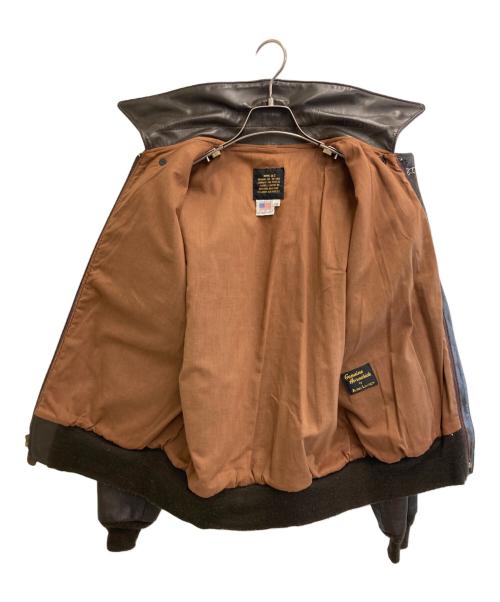 AVIREX（アヴィレックス）AVIREX (アヴィレックス) Ａ-２ホースハイドフライトジャケット ブラウン サイズ:38の古着・服飾アイテム