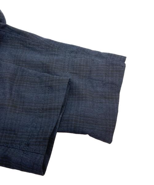 BLACK COMME des GARCONS（ブラックコムデギャルソン）BLACK COMME des GARCONS (ブラックコムデギャルソン) テーラードジャケット ブラック×ネイビー サイズ:Lの古着・服飾アイテム