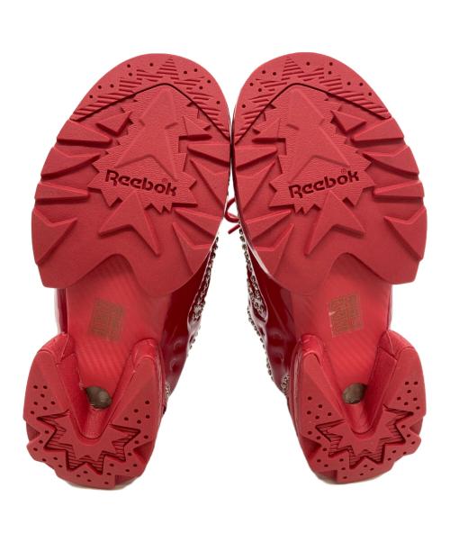 REEBOK（リーボック）REEBOK (リーボック) noir kei ninomiya (ノワール ケイ ニノミヤ) IPF DRESS PUMP FURY スタッズスニーカー レッド サイズ:23の古着・服飾アイテム