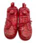 中古・古着 REEBOK (リーボック) noir kei ninomiya (ノワール ケイ ニノミヤ) IPF DRESS PUMP FURY スタッズスニーカー レッド サイズ:23：29000円