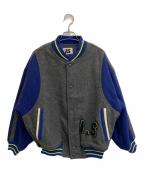 I.S.アイエス）の古着「80ｓ ロゴバーシティージャケット」｜グレー