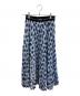 MSGM（エムエスジーエム）の古着「柄スカート」｜ブルー