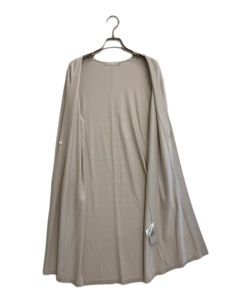 icB（アイシービー）icB (アイシービー) 25ssシンセティックハイゲージ ロングカーディガン アイボリー サイズ:Mの古着・服飾アイテム