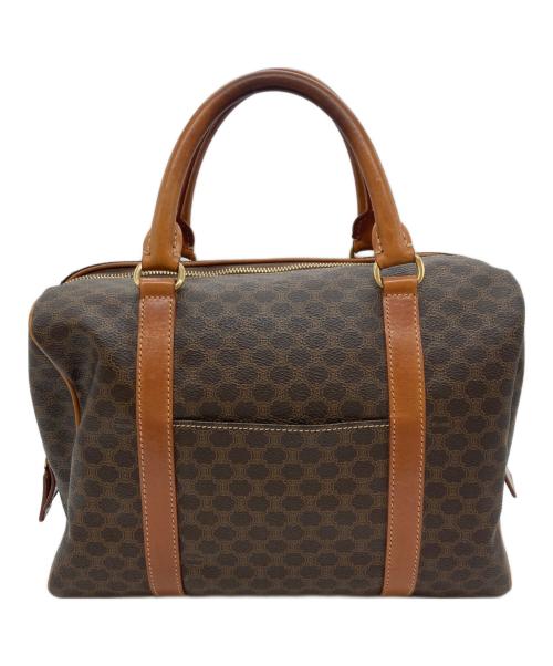 CELINE（セリーヌ）CELINE (セリーヌ) マカダム柄2WAYボストンバッグ ブラウンの古着・服飾アイテム