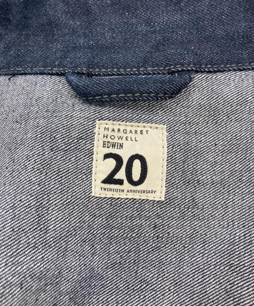 MARGARET HOWELL（マーガレットハウエル）MARGARET HOWELL (マーガレットハウエル) EDWIN (エドウィン) 20th Aniversary デニムブルゾン インディゴ サイズ:2の古着・服飾アイテム