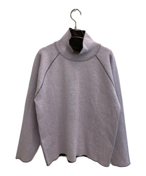 Adam et Rope（アダム エ ロペ）Adam et Rope (アダム エ ロペ) カシミヤブレンド リバーシブルオフタートルニット ブラウン サイズ:M 未使用品の古着・服飾アイテム