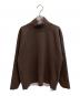 Adam et Rope（アダム エ ロペ）の古着「カシミヤブレンド リバーシブルオフタートルニット」｜ブラウン