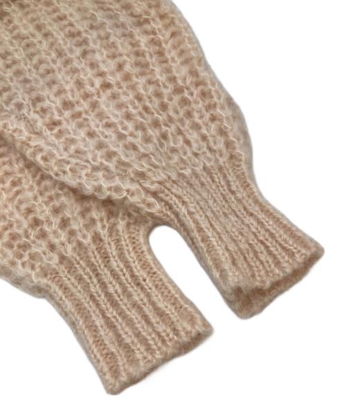 Curensology（カレンソロジー）Curensology (カレンソロジー) モヘヤブレンドニットカーディガン ピンク サイズ:freeの古着・服飾アイテム