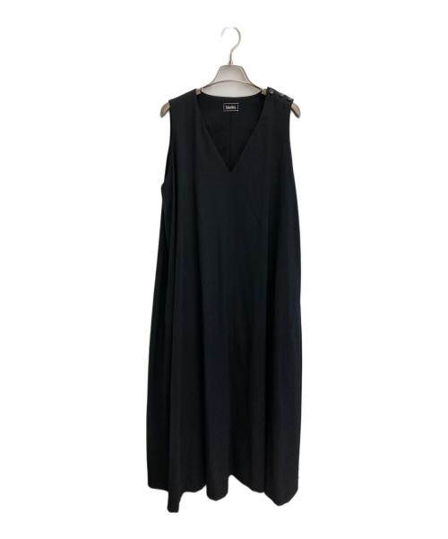 Mochi（モチ）Mochi (モチ) v-neck dress ブラック サイズ:2の古着・服飾アイテム