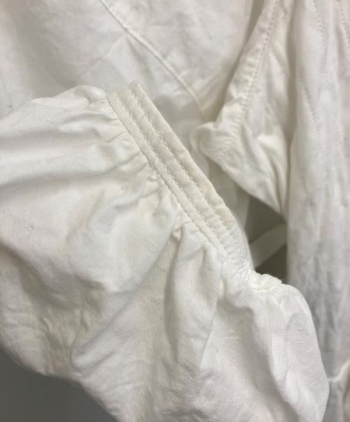 Curensology（カレンソロジー）Curensology (カレンソロジー) コットンリネンガウンワンピース ホワイト サイズ:Fの古着・服飾アイテム