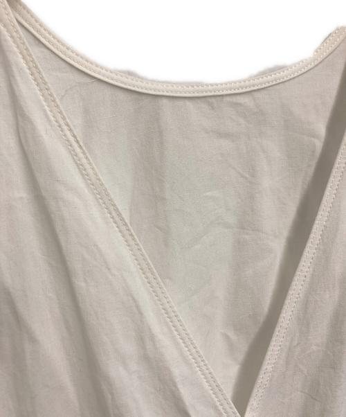 Curensology（カレンソロジー）Curensology (カレンソロジー) コットンリネンガウンワンピース ホワイト サイズ:Fの古着・服飾アイテム